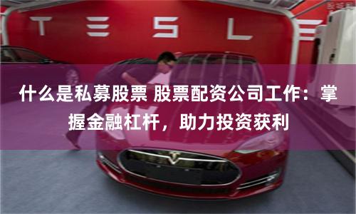 什么是私募股票 股票配资公司工作：掌握金融杠杆，助力投资获利